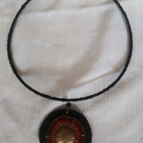 African Handmade Necklace - Picture 5 of 7